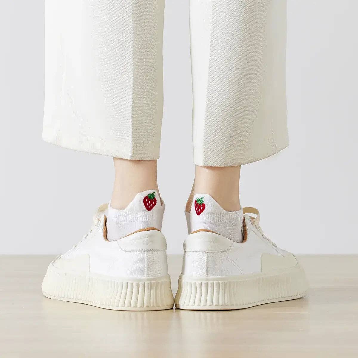 Tites Chaussettes - Vente Chaussettes – femme - Chaussettes Languette Fruits & Légumes Femme I 35-411