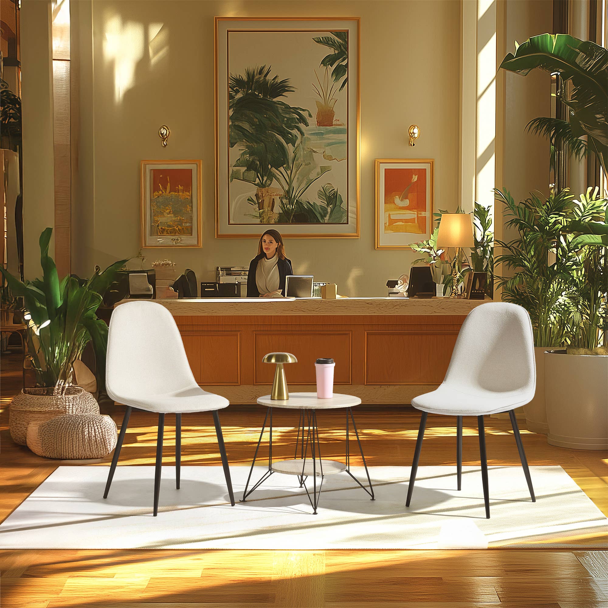 HOMYCASA DESIGN INC - Wholesale Chair - CHARLTON Side Chair-Ideal for Studio Lobby Lounge Conference10