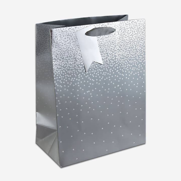 Silver Ombre Large Gift Bag for wholesale by Pigment Productions Ltd