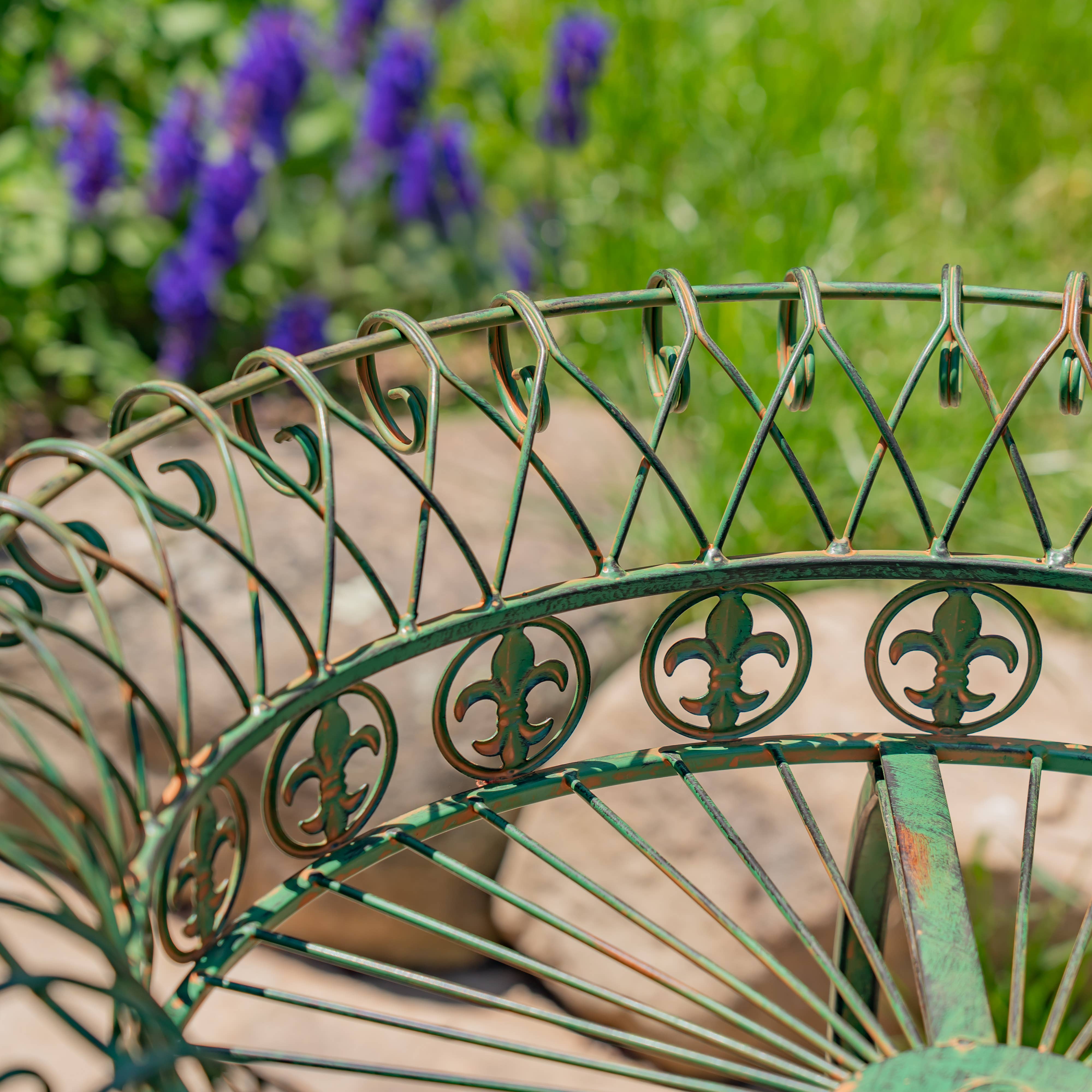 Zaer Ltd. International - Wholesale Plant Pot Stand - "London 1820" Wire Basket Plant Stands in 3 Sizes 3 Pc/Set7
