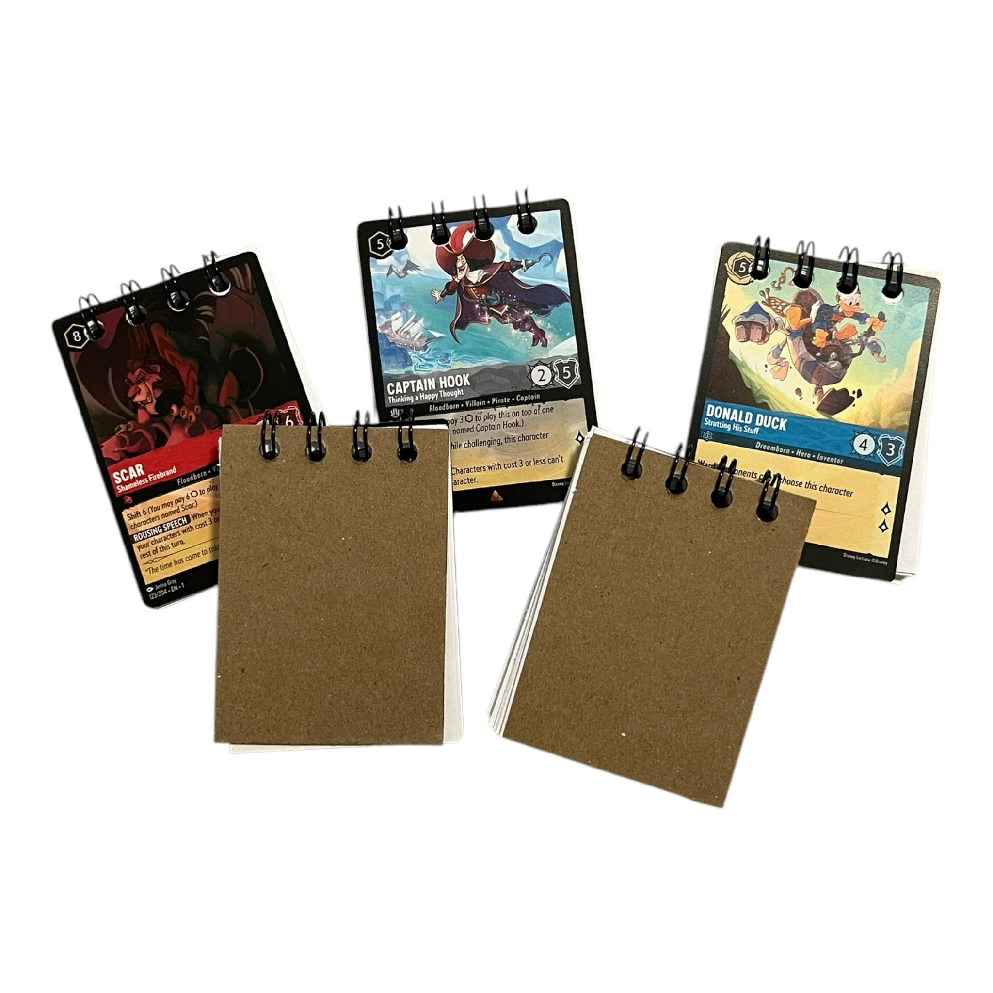 StuckOnU Art - Wholesale Journal/Diary - Lot of 25 Lorcana Mini bullet journal: upcycled from cards  3