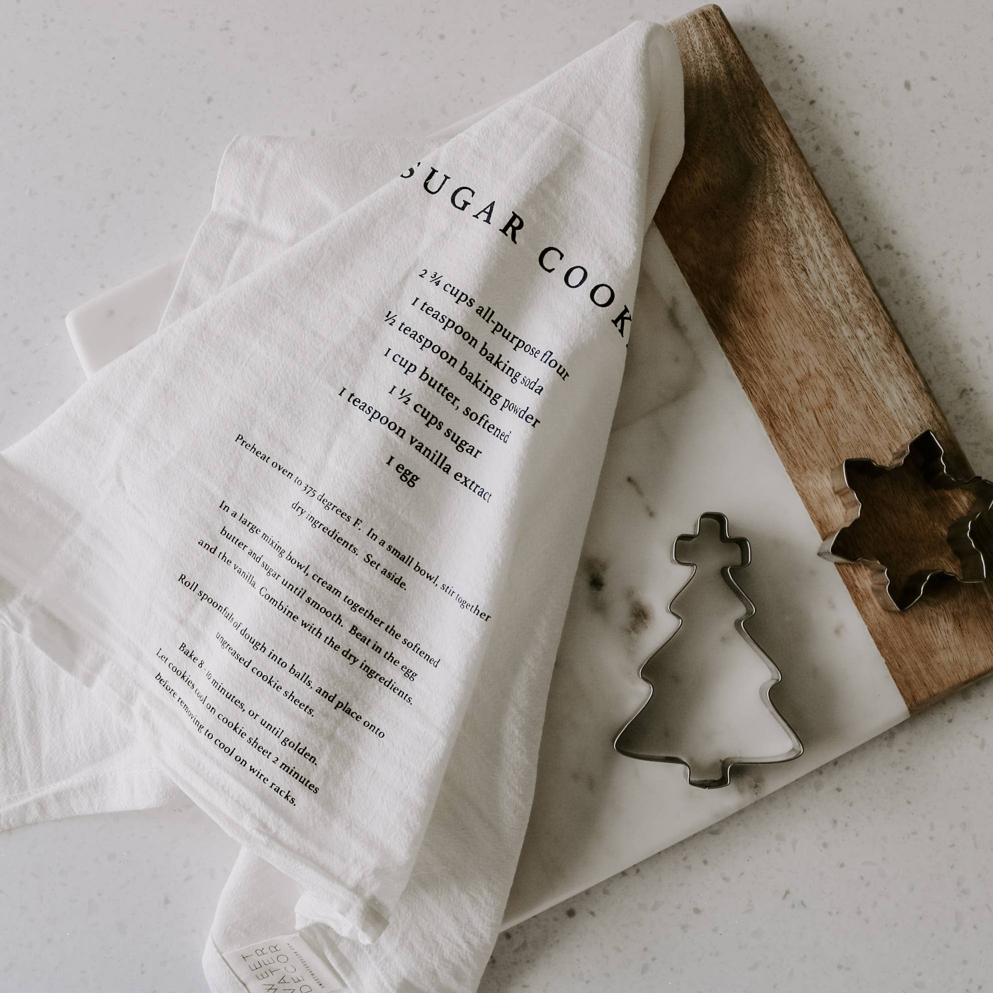 Sweet Water Decor - Vendita all'ingrosso Asciugamani per le mani - Canovaccio Sugar Cookies - Decorazioni e Regali di Natale5