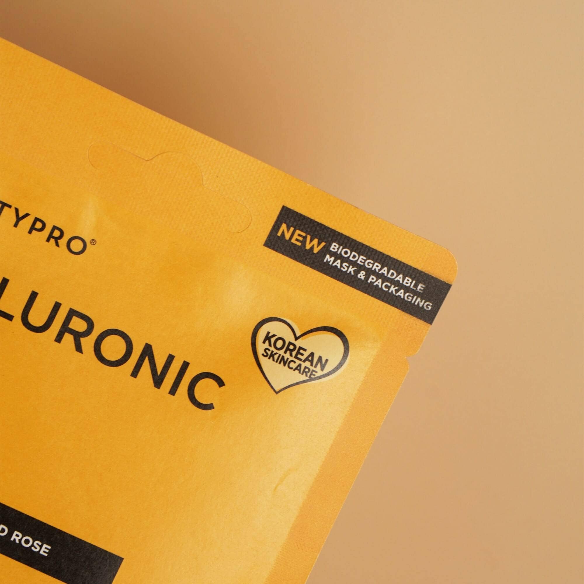 BEAUTYPRO – wholesale Skincare face mask – HYALURONIC ACID Hydrating Facial Sheet Mask - 100% Biodegradable9
