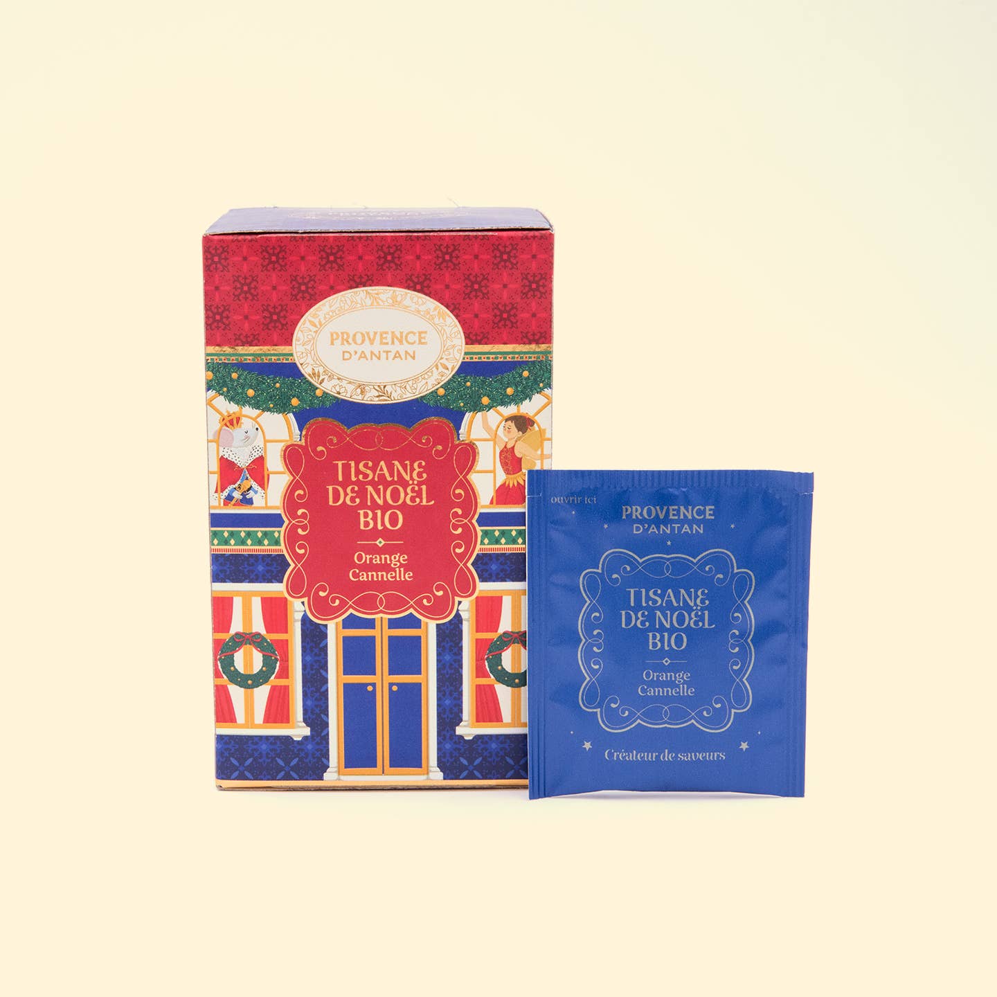 PROVENCE D'ANTAN - Wholesale Health/Detox Tea - Organic Christmas Herbal Tea Orange & Cinnamon* 18 bags1