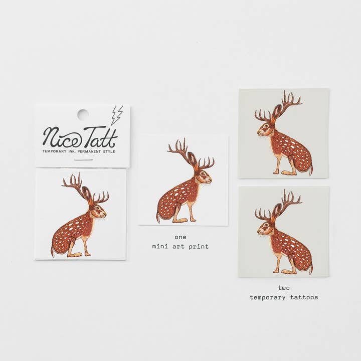 Nice Enough Stickers - Wholesale Temporary Tattoo - Red-Scott-a-Lope - Temporary Tattoo2