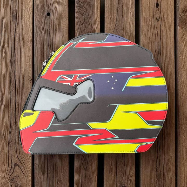 Oscar Piastri Helmet Ita Bag/Backpack for wholesale by FuchsiaPinks