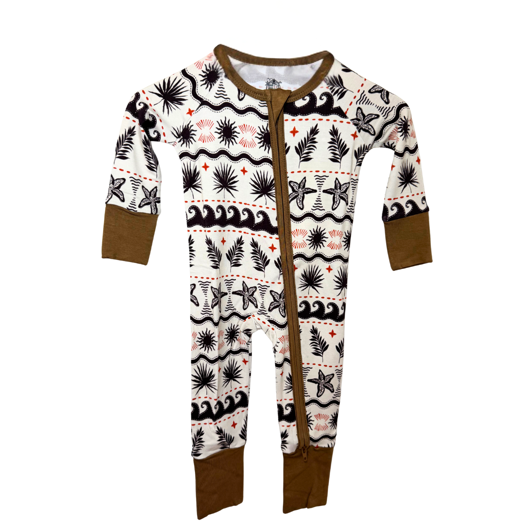Eazy Living Baby Co - Wholesale Sleepsuit - Baby - Island Vibes Bamboo Sleeper1
