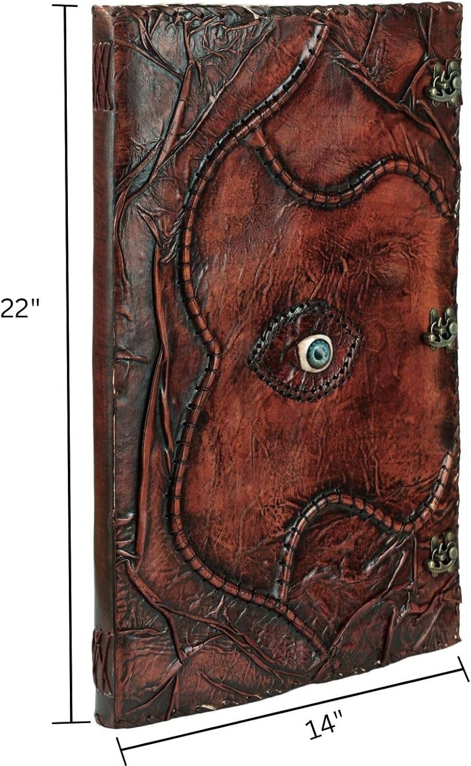 Tuzech Leather - Wholesale Journal/Diary - Hocus Pocus Spell Book – Leather Journal with Third Eye4