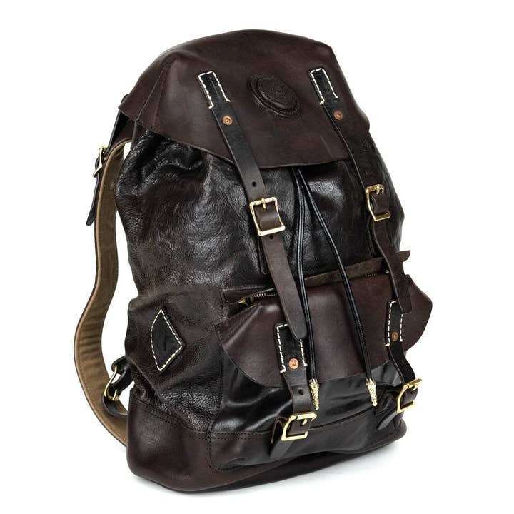Franklin Backpack for wholesale by Designs By THOR Leather Goods