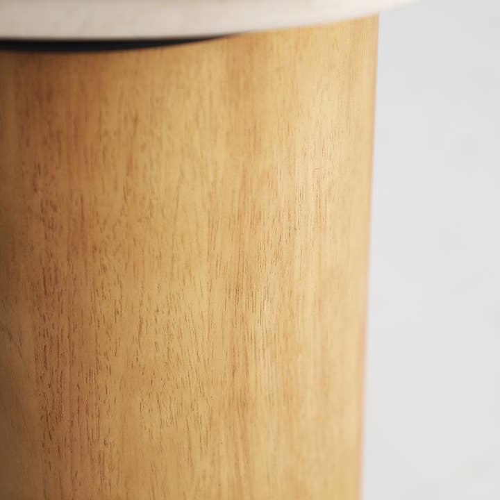 Kodu - Wholesale Side Table - Lorach Side Table, Marble, Natural, 41 x 37 x 44 Cm2