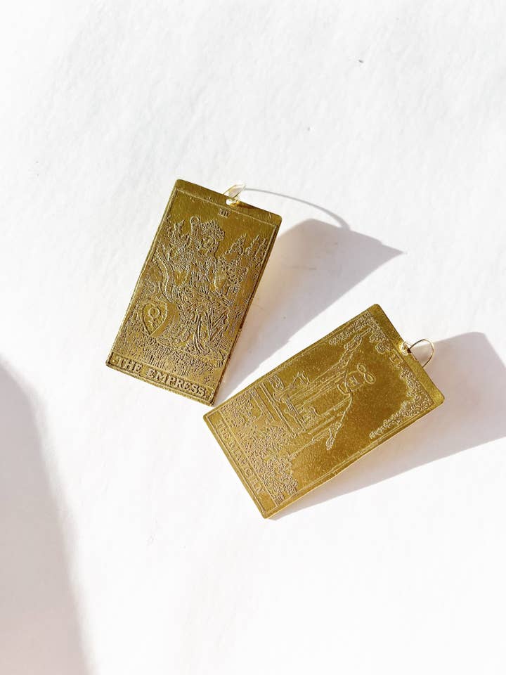 Amulets + Talismans Mismatched Tarot Earrings for wholesale by storm + stress