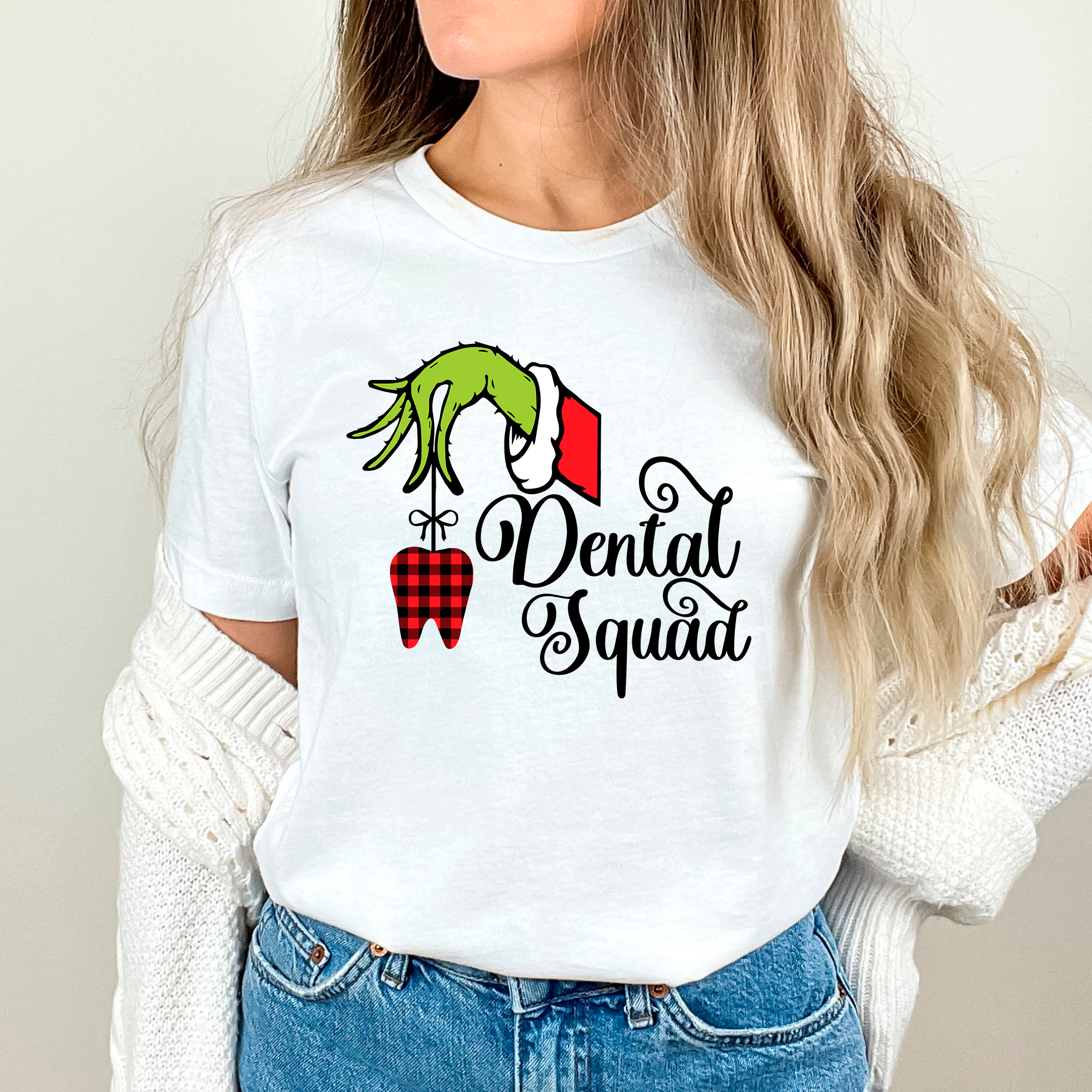 Eleven Fashion – wholesale T-shirt (graphic) – unisex – Christmas Dental Squad Shirt0