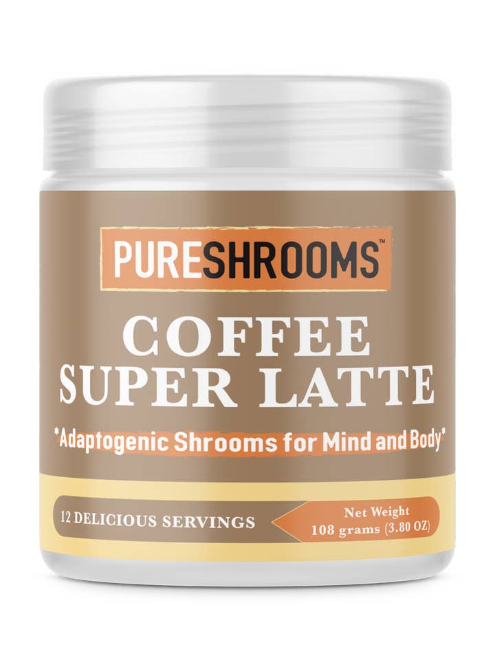 Coffee Super Latte 108g 12 Servings for wholesale by PureShrooms Inc.