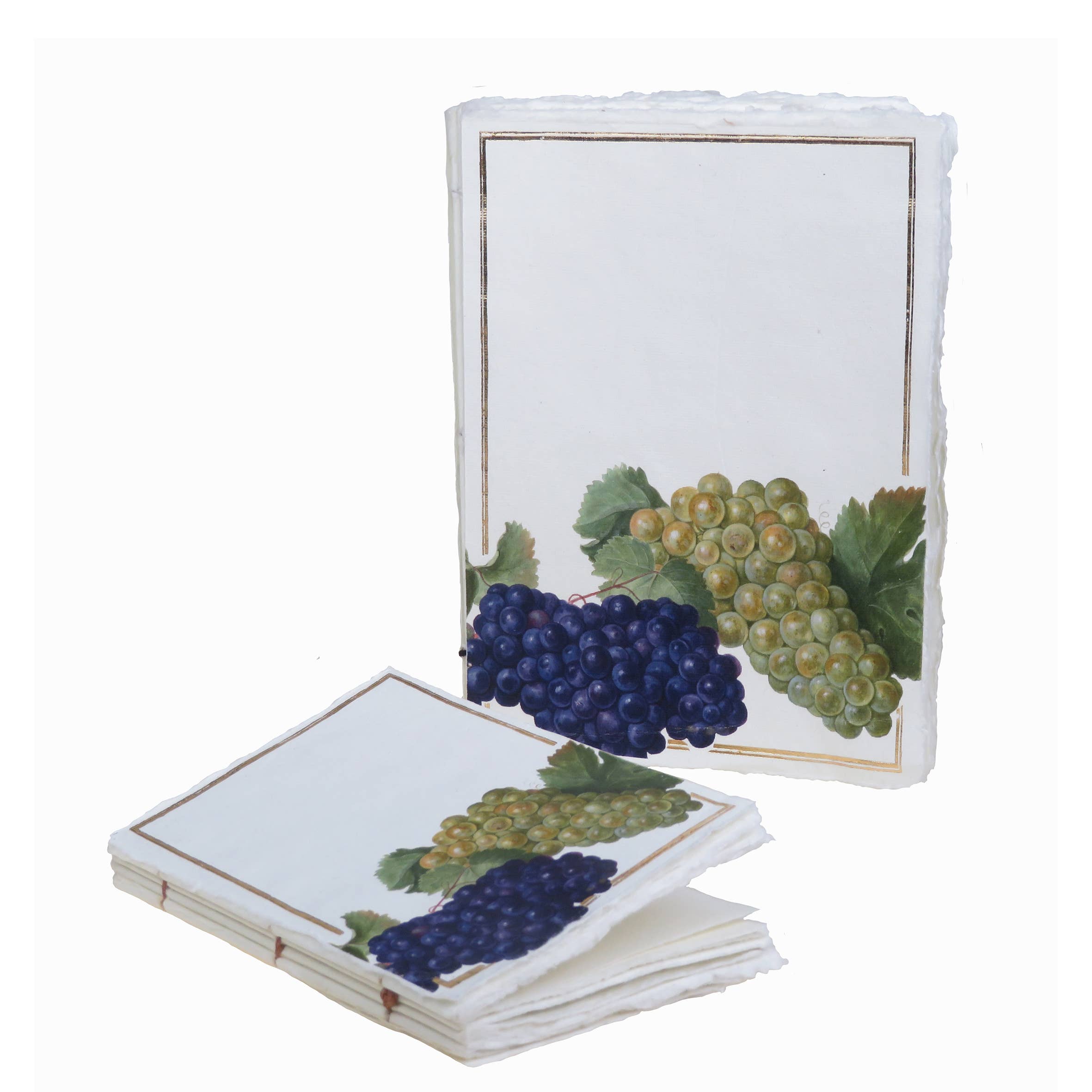 Epigram - Vendita all'ingrosso Quaderni - Taccuino carta pergamena motivo grappolo d'uva (vino)1