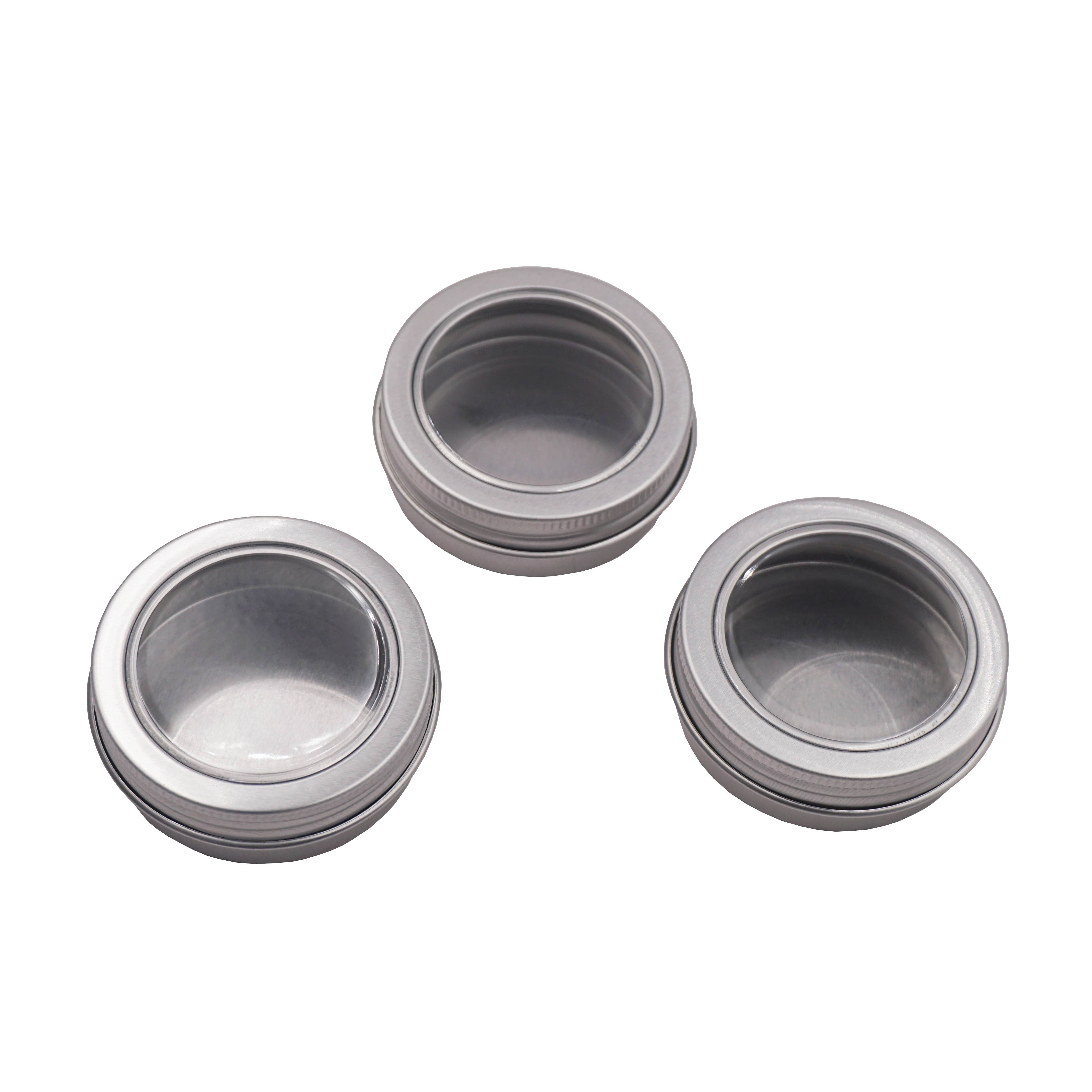 Angels Craft - Wholesale Decorative Box - Round Tin Case w/ Window, 2 Sizes Available0