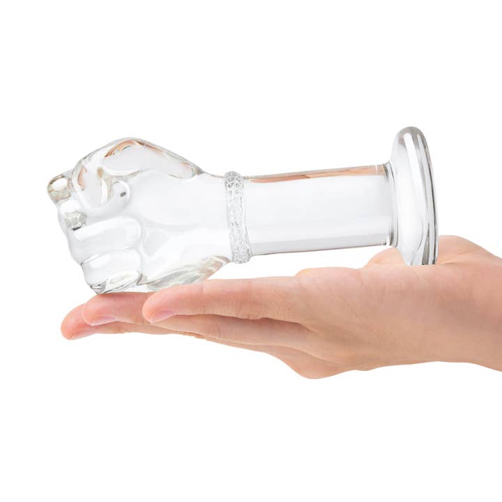 Lux Fetish Store - Wholesale Sex Toy - 5" Glass Fist Butt Plug4