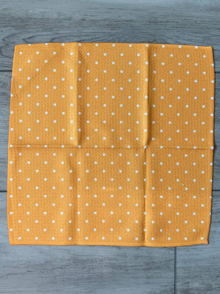 Golden Dot Washcloth for wholesale by Happy & Bright