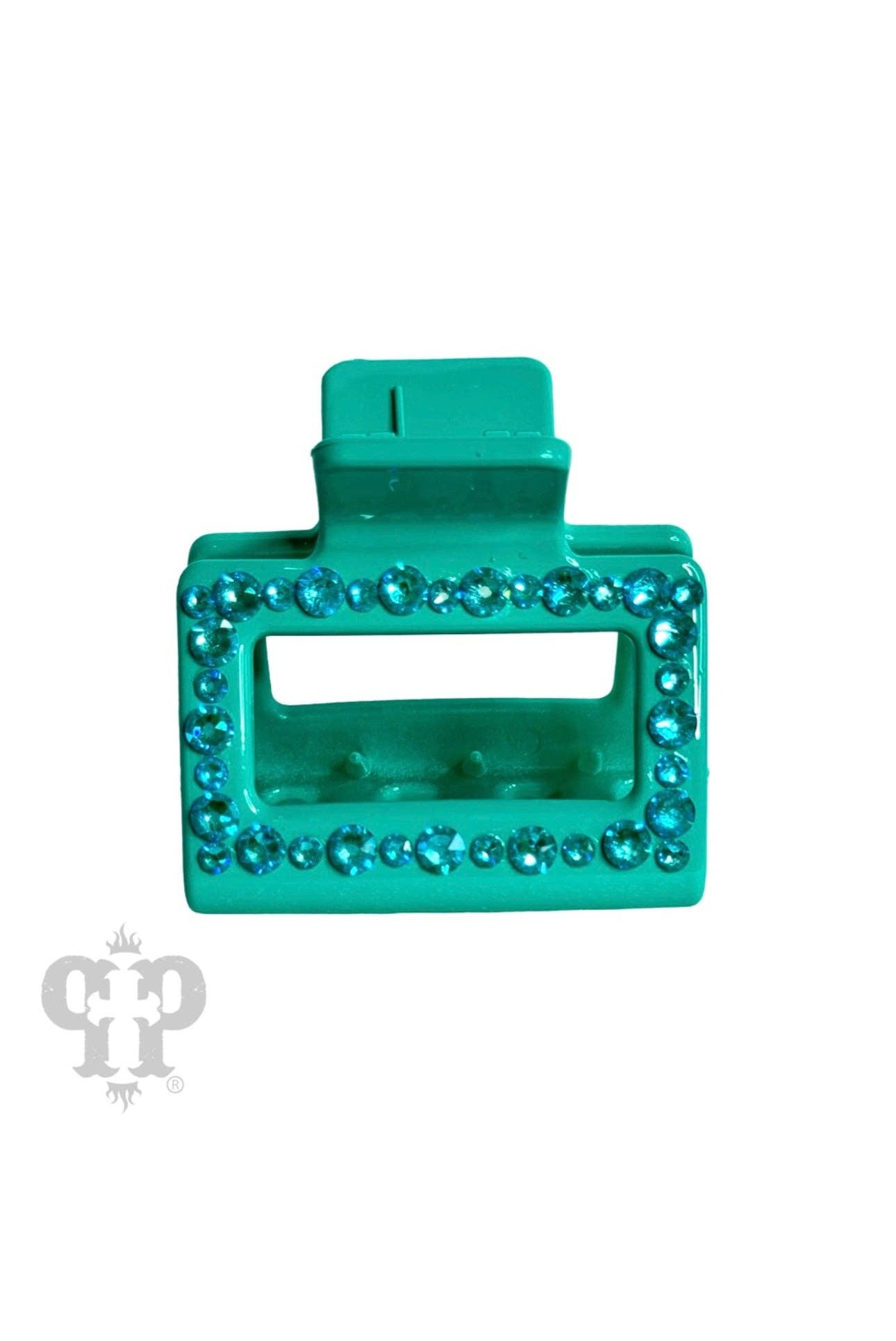 Pink Panache Brands - Wholesale Hair Clip - Women's - Rectangle rhinestone hair clip2