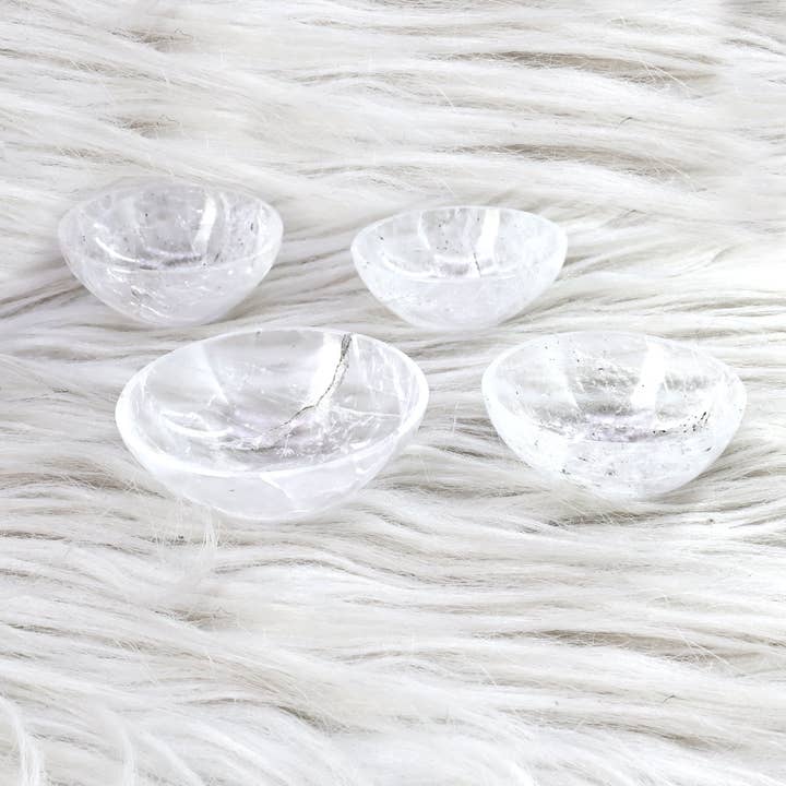 GemMartUSA – wholesale Decorative plate/dish/bowl – Natural Crystal Mini Carved Gemstone Bowl Cup 2 inch13