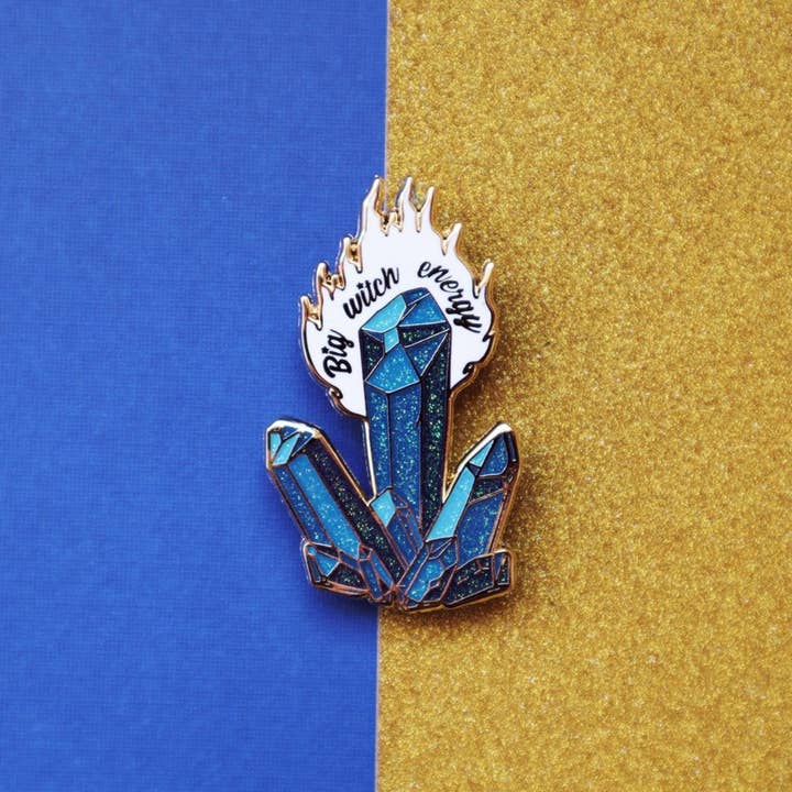 Lady Moon Co.® - Wholesale Lapel Pin/Button - Big Witch Energy Pin7