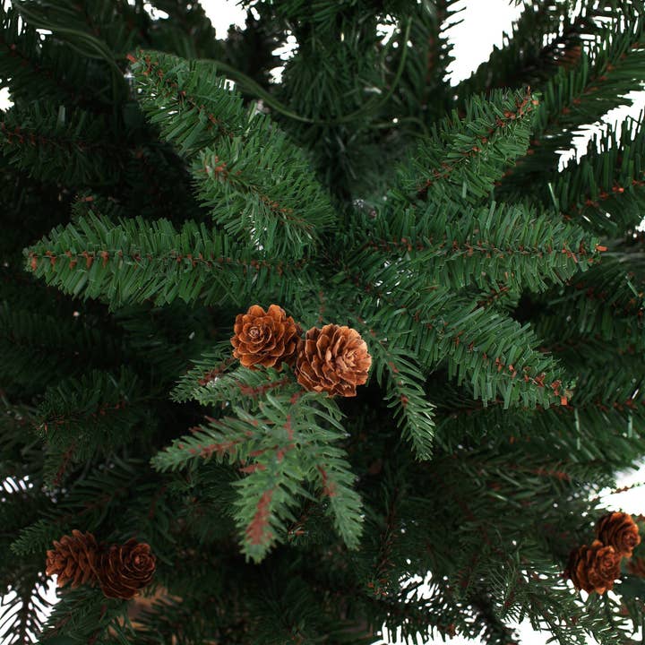 Haute Decor - Wholesale Artificial Christmas Tree - 4 Foot Christmas Pre-lit Asheville Fir Potted Tree7