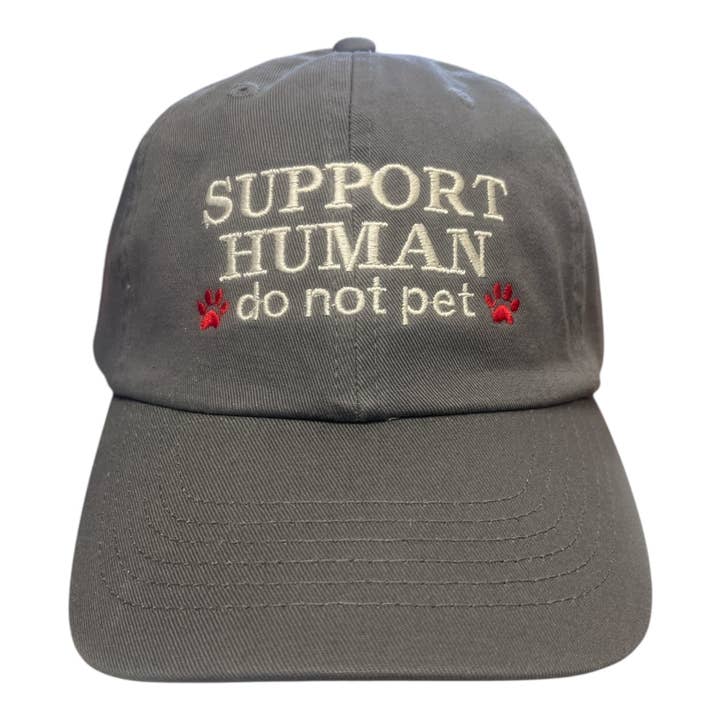 Support Human Baseball Cap for wholesale by Tug Tees