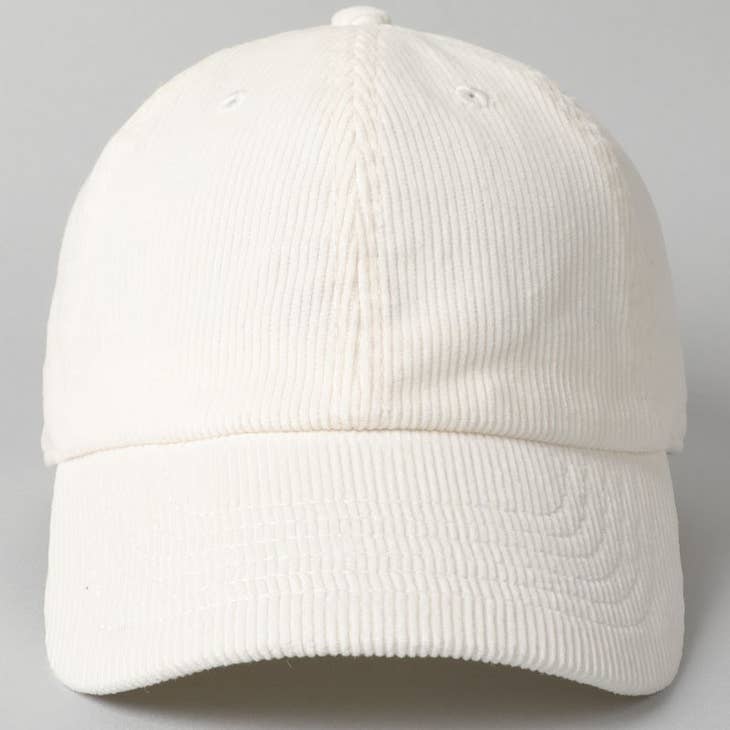 SD Merch Co. - Custom Embroidery – Boné de beisebol - Mulher por atacado – Boné Dad Hat de veludo cotelê - Personalizável6