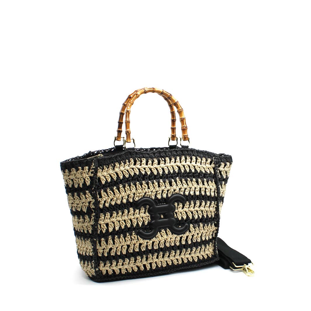 Vimoda - Wholesale Beach Bag - CROCHET Tote Handbag with logo1