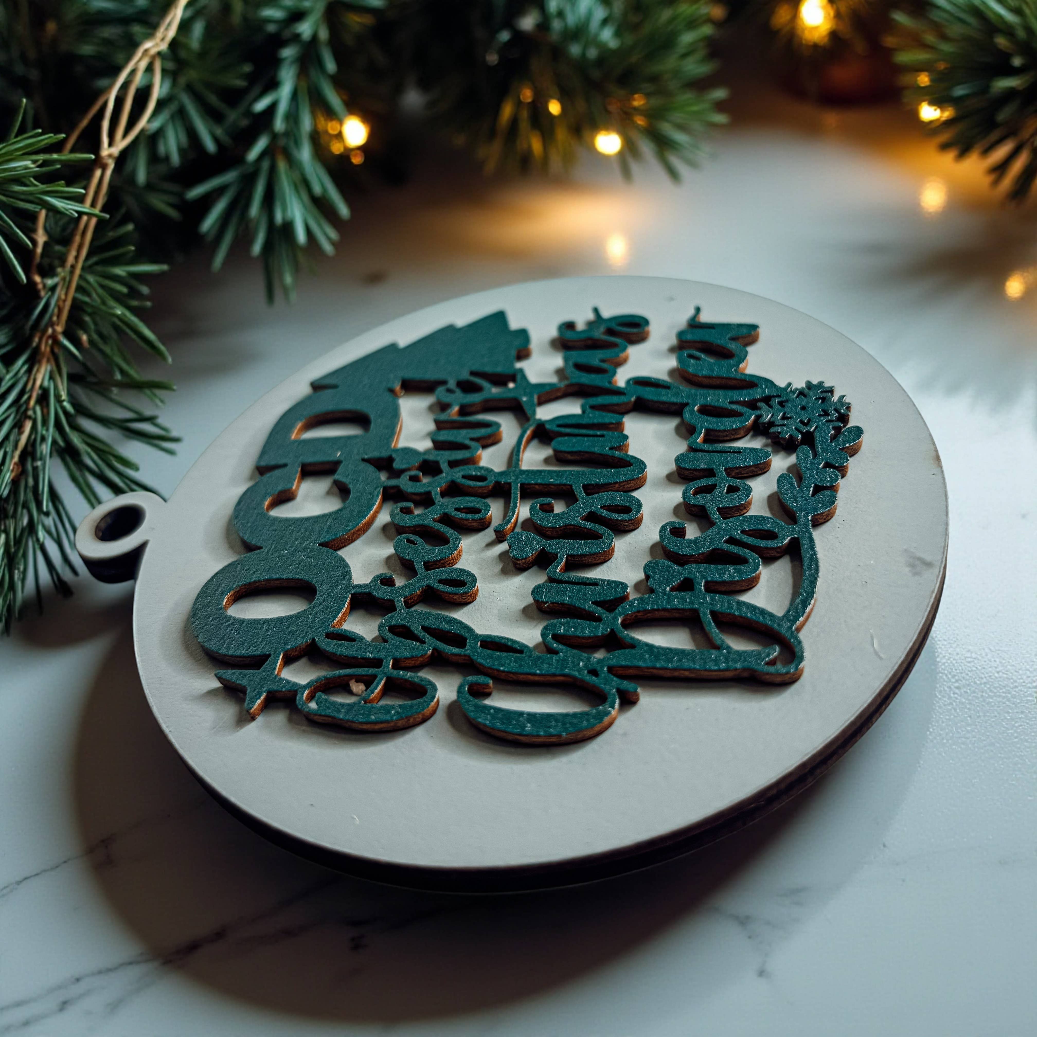 Gia Roma - Wholesale Ornament - Hanging Christmas Decor + Handmade Wooden Ornament Funny198