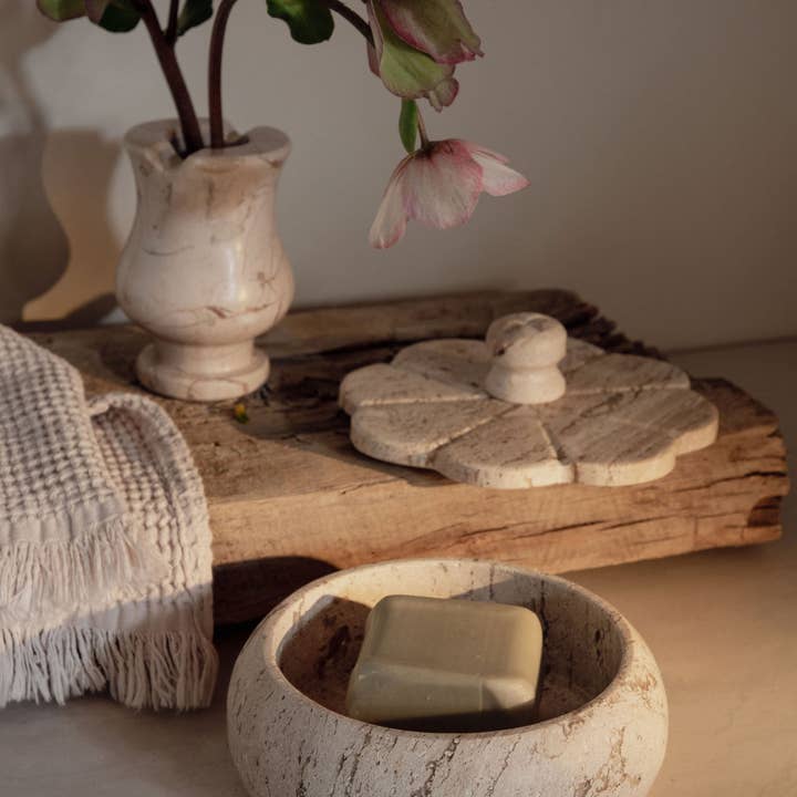 Villa Lua Home - Wholesale Decorative Box - Beige Travertine Trinket Box8