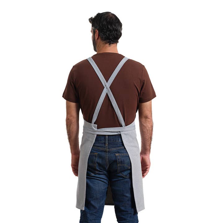 MEEMA - Wholesale Apron - Crossback Restaurant Apron – Upcycled Cotton, Unisex