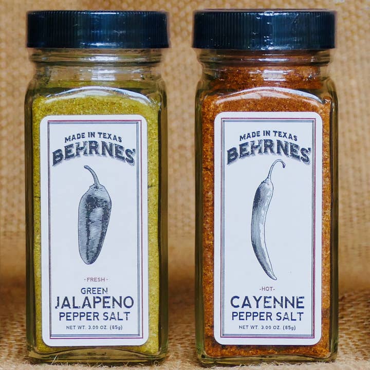 6 pack sampler for wholesale by Behrnes Pepper Salts