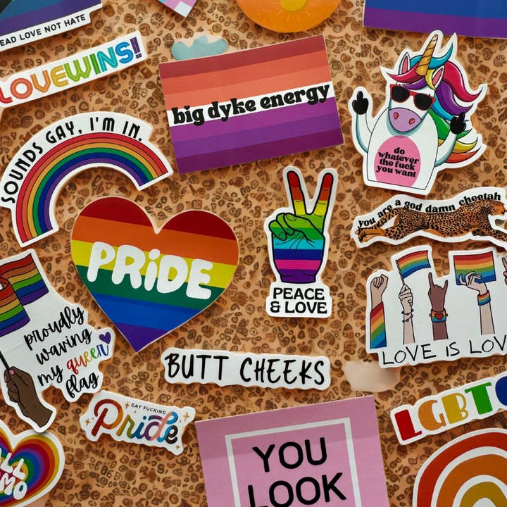 As Told By Ellie - Wholesale Sticker - Pride Sticker Pack – 28 Vinyl LGBTQ+ Stickers Pride Month