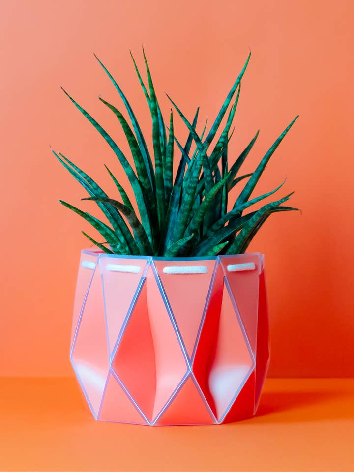 18cm Self-watering POTR | Coral Orange for wholesale by POTR