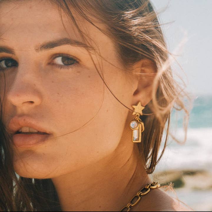 sccollection - Wholesale Dangle Earrings - Stevie Star & Heart Earrings4