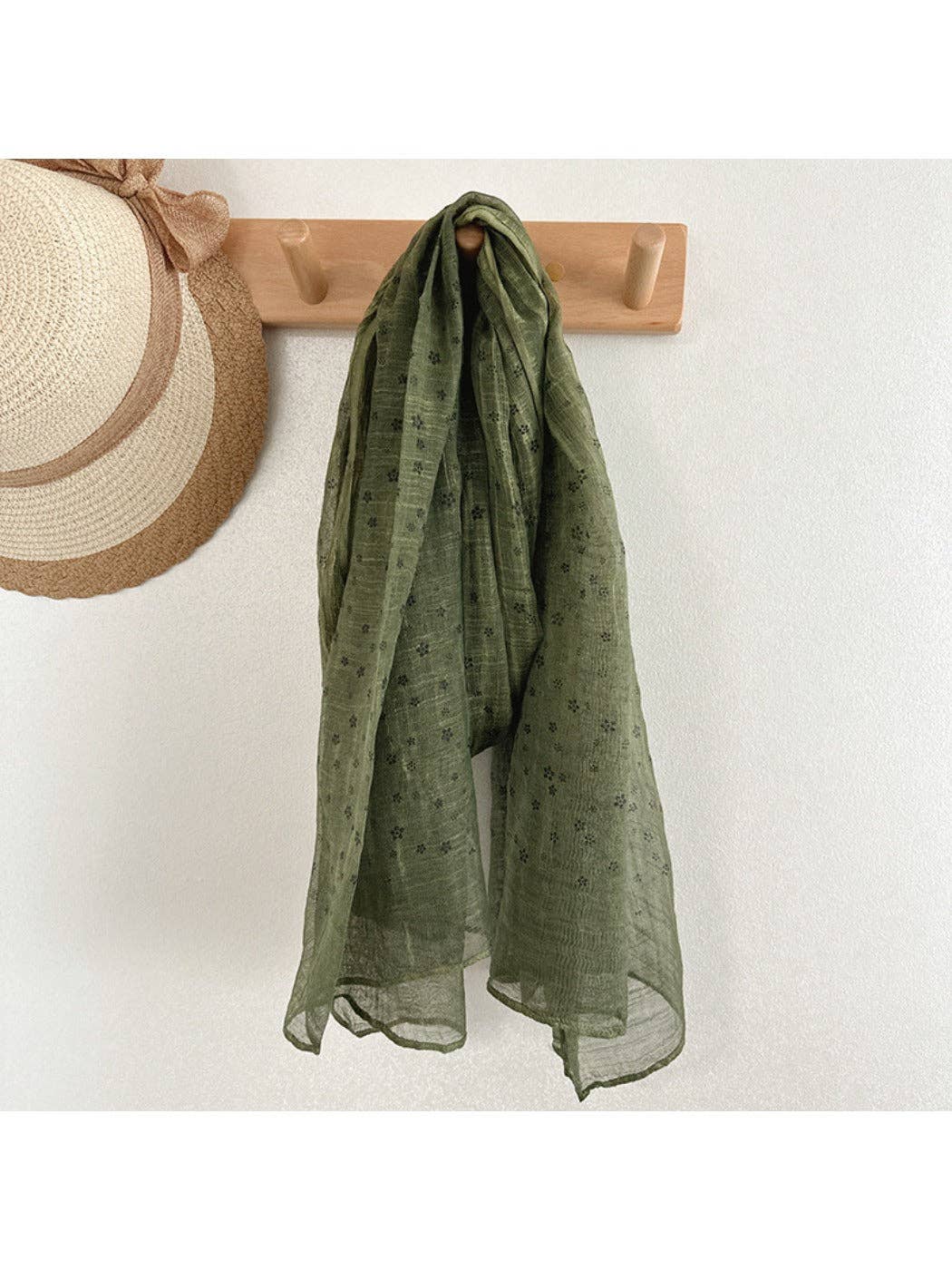 Funkyrel® Atzbranding Limited - Wholesale Sjaal - Dames - Scarvii - Zachte Sjaal met Bloemenpatroon5