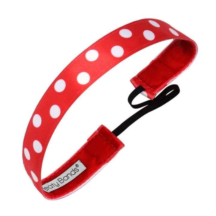 Do The Polka Dots | Red, White | 1 Inch for wholesale by Sweaty Bands