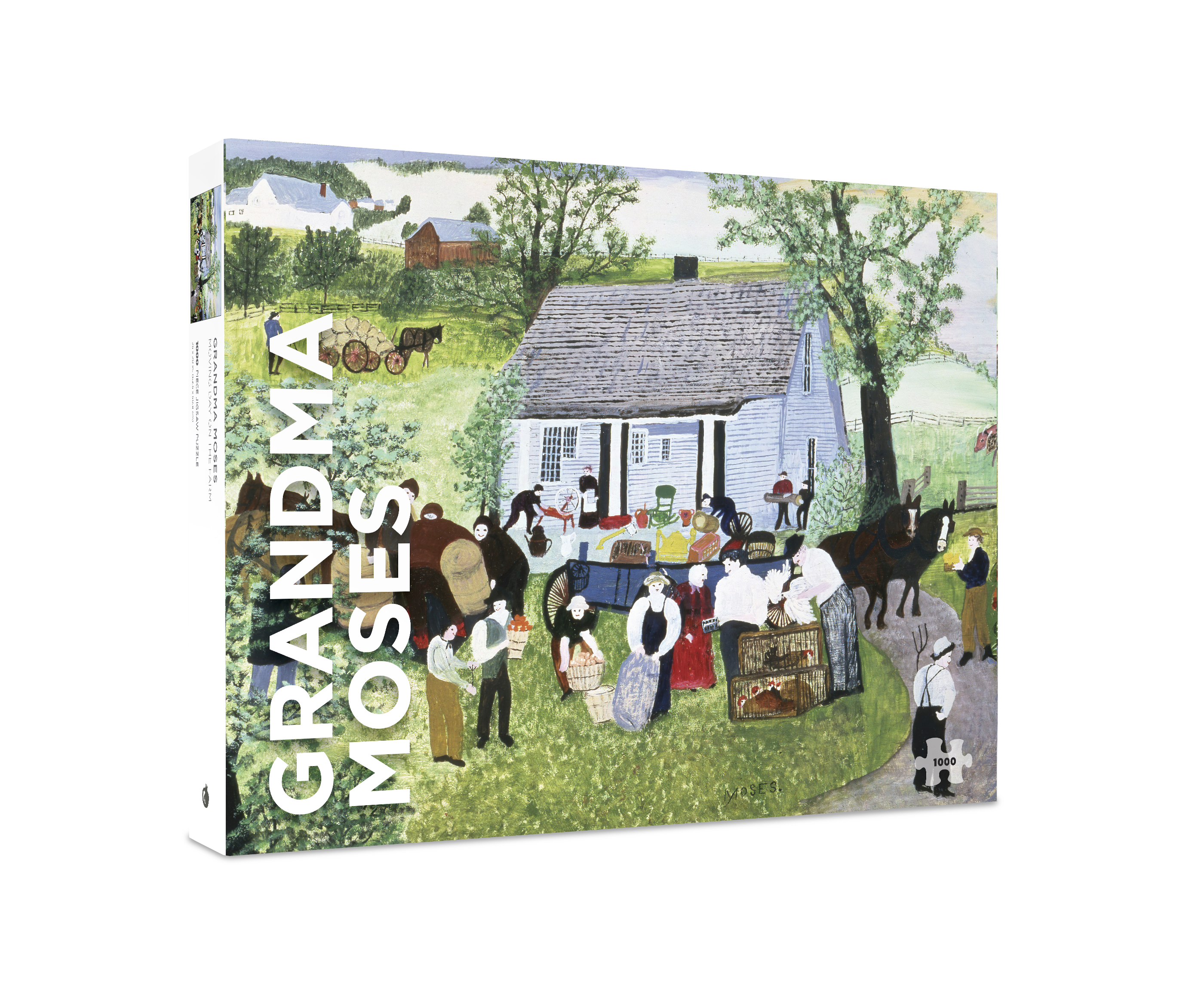 Pomegranate - Wholesale Puzzle - Adult - Grandma Moses: Moving Day on the Farm 1000-Piece Jigsaw Puzzle0