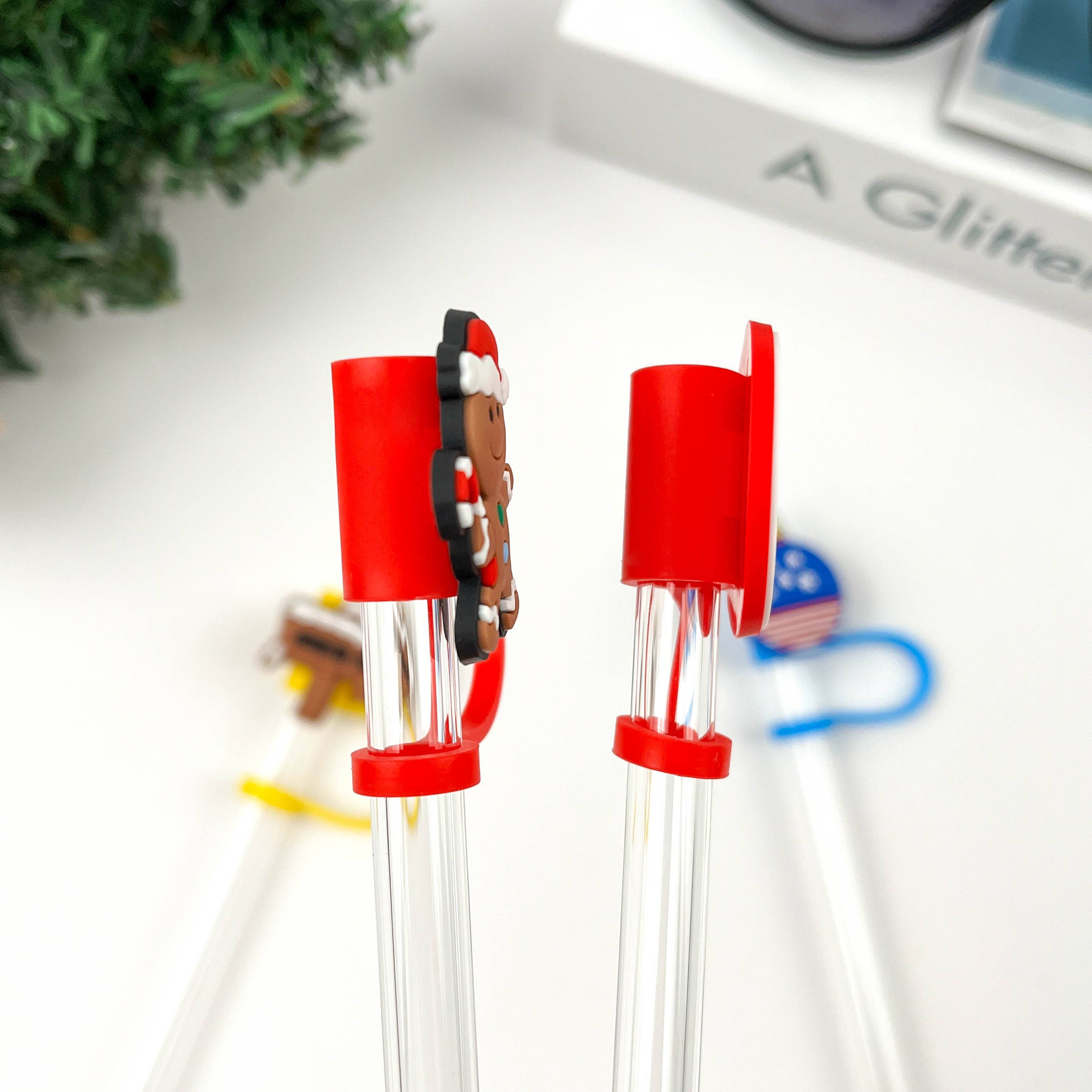 SoapElenGlen - Vente Cruches - Toppers en paille de la série Christmas, accessoires de vacances6