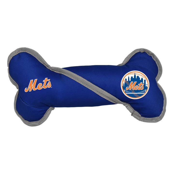 Little Earth Productions - Wholesale Pet Chew Toy - Dog - MLB New York Mets Pet Tug Bone