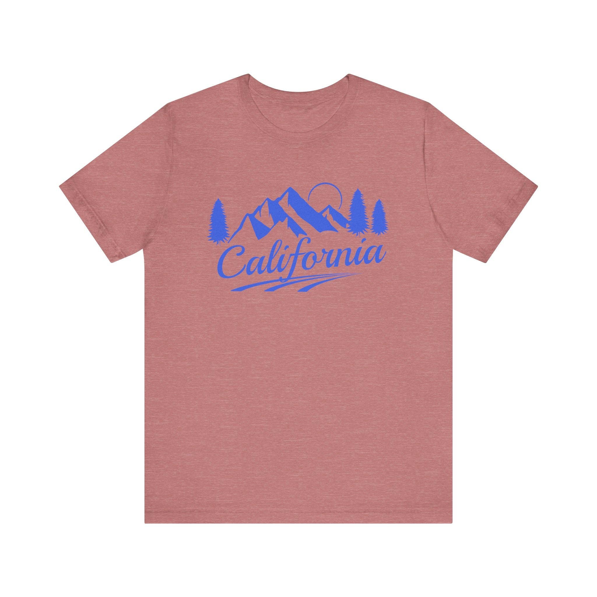 Hey Mountains - Wholesale Screen Printed T-Shirt - Unisex - California T-Shirt - Retro Mountain Unisex California Shirt5
