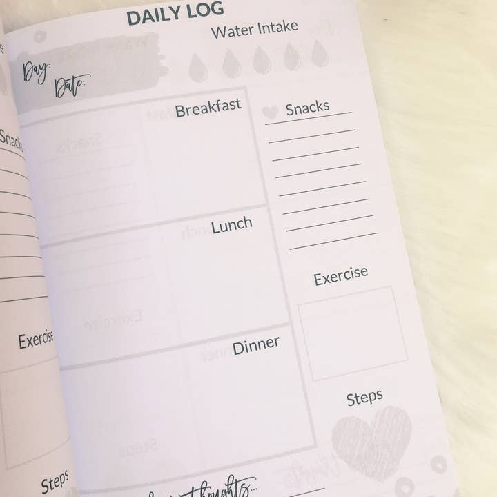 Nonna Diary - Wholesale Planner - "Happiness is an inside job" Health Planner1