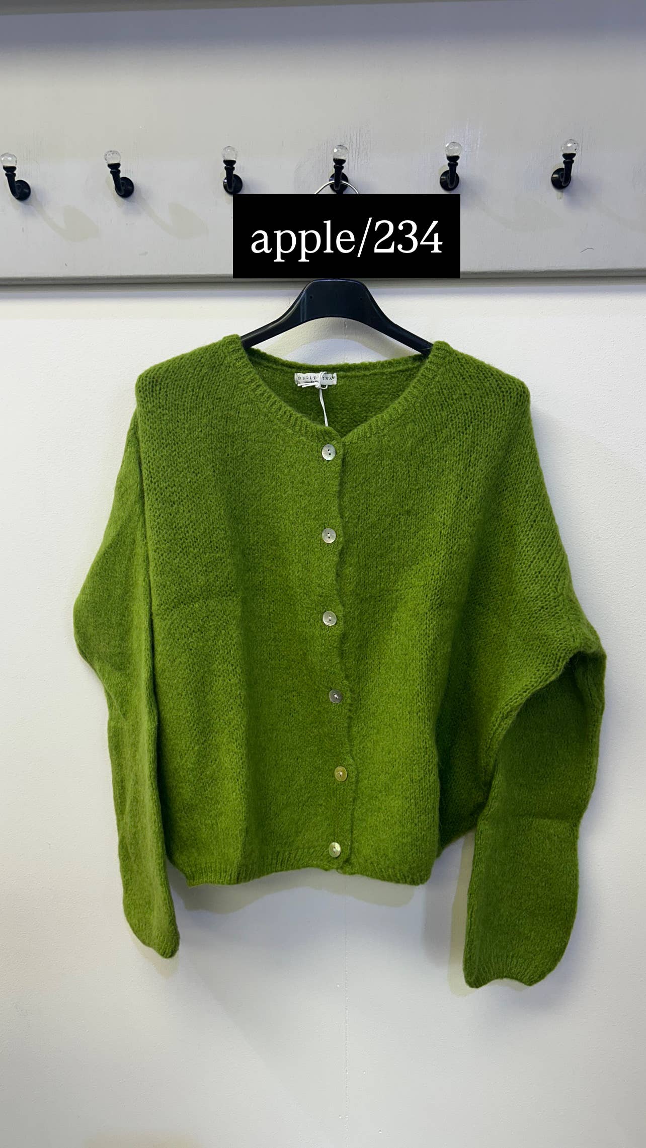 Terminal 1 Clothing – wholesale Kofta - Dam – Cardigan i mohairblandning med knappar fram6