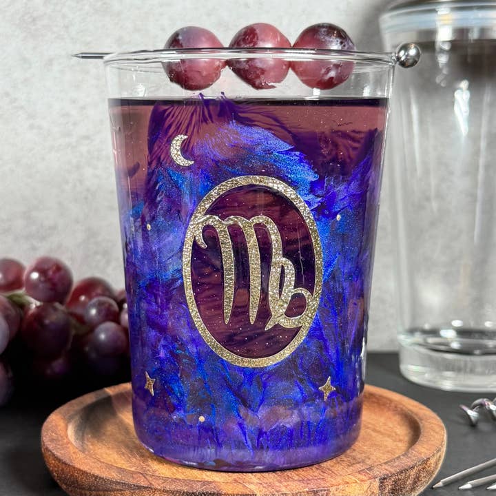 Virgo Tumbler Glass for wholesale by Madison Marti Designs