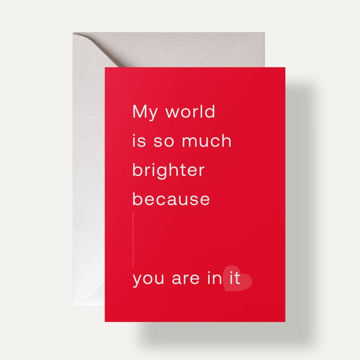 My World is So Much Brighter for wholesale by Glimmery Moments®