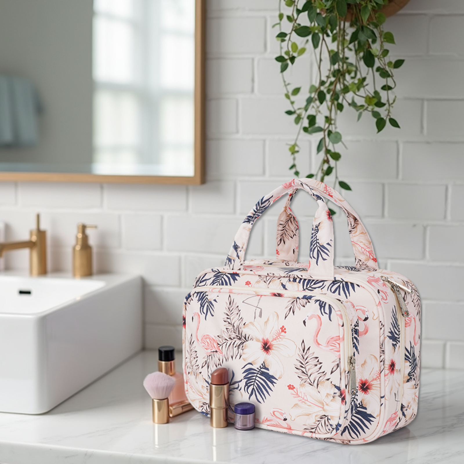 wandf - Wholesale Toiletry Bag - Women's - Large Capacity Waterproof Hanging Toiletry Bag Travel Bag60