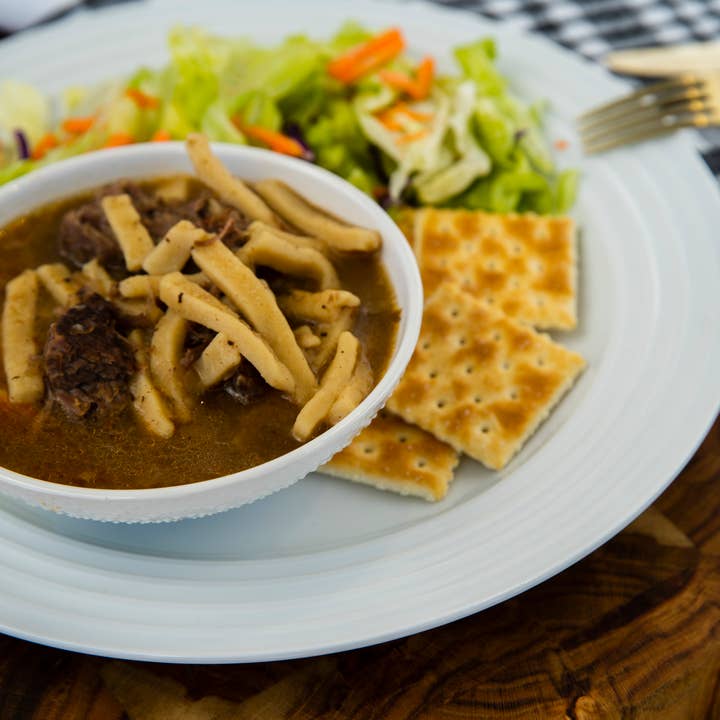 Beefy Noodle Soup for wholesale by Crockstar Dinner Club