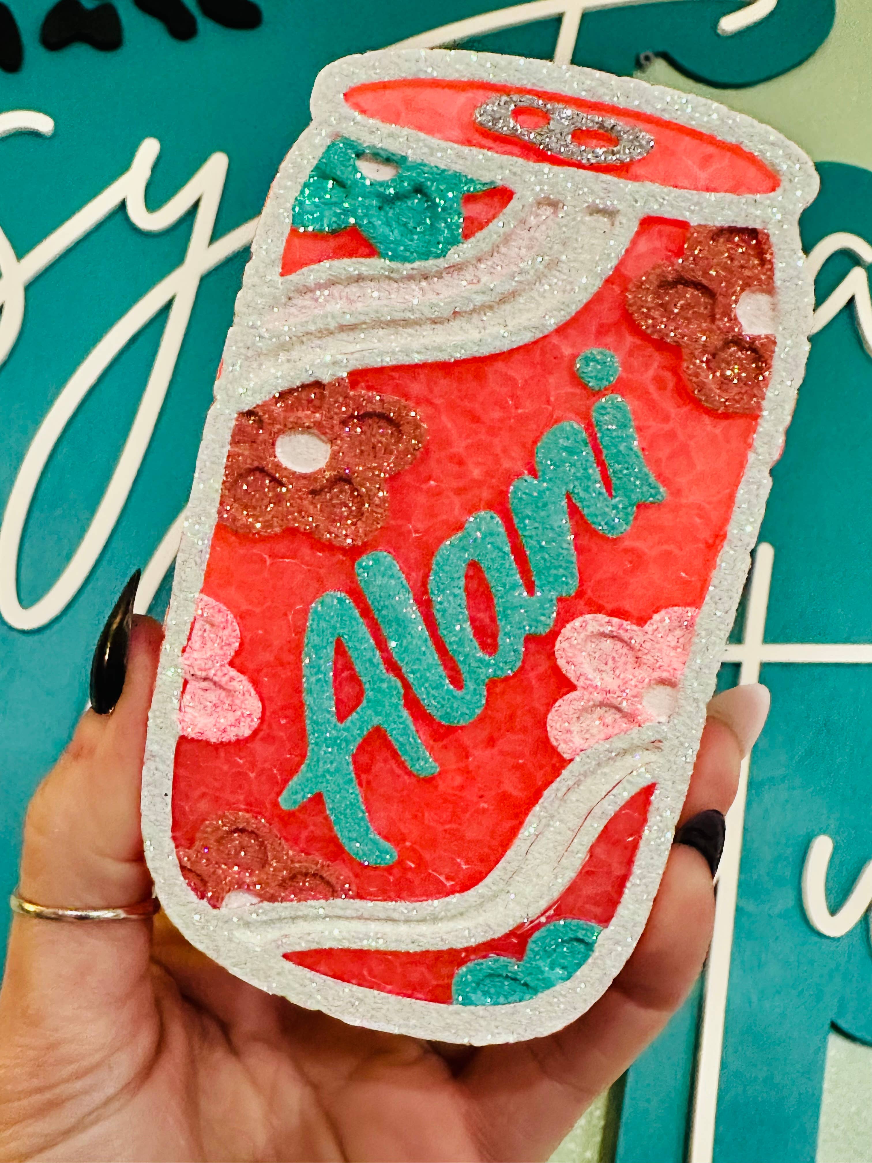 Sassy Fras Couture - Wholesale Car Freshener - Women's - Peach Alani Energy Drink Car Freshie  0