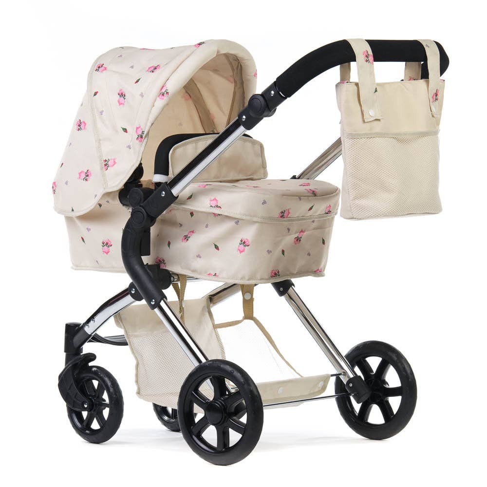 Roma - Wholesale Doll Stroller - Kids - Roma Darcie Single Dolls Pram - cream6