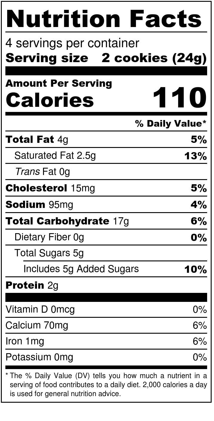 Unna Bakery - Vente Biscuits - Boîte à biscuits au beurre croustillant à la cardamome, parfaite collation/friandise !1